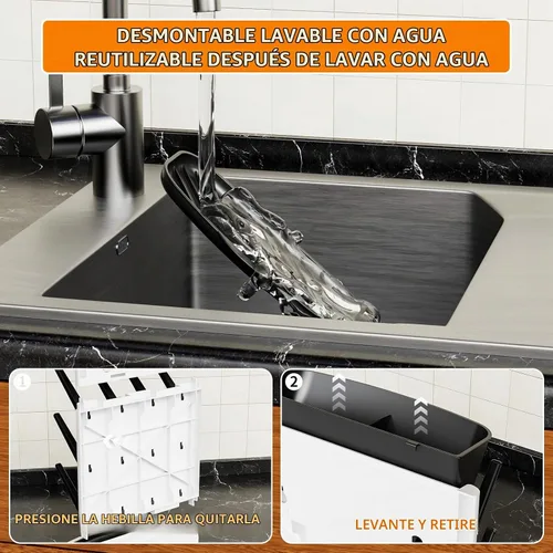 Vista 5 de Yieach Estante de secado vertical más grande para biberones, sin BPA, ahorro de espacio, soporte de secado para encimera, soporte para biberones
