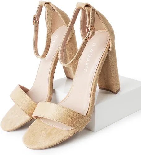 Vista 5 de J. Adams Shirley Tacones para Mujer - Sandalias de tacón alto con correa al tobillo