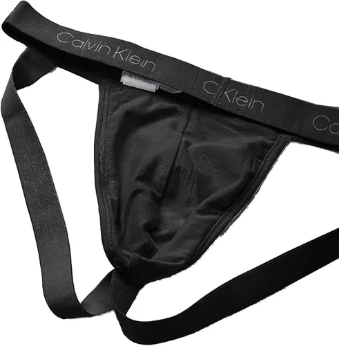 Vista 2 de Calvin Klein Ropa interior de hombre transpirable de malla de algodón correas para deportistas paquete de 3
