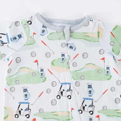 Vista 5 de Mud Pie Cama con pies de golf para bebés y niños