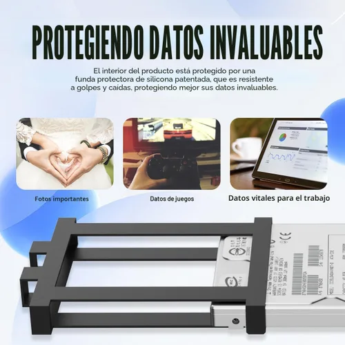 Vista 5 de YOTUO - Disco duro externo portátil de expansión de almacenamiento HDD móvil USB 3.0 USB-C para PC, Mac, ordenador de escritorio, portátil, PS4