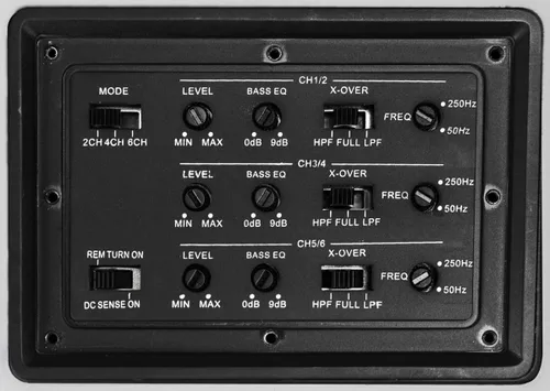 Vista 5 de MB Quart Amplificador náutico NA3-600.6 - Nautic Marine, 600 vatios, 4 canales, amplificador marino, altavoz, disipador de calor, estándar Ipx