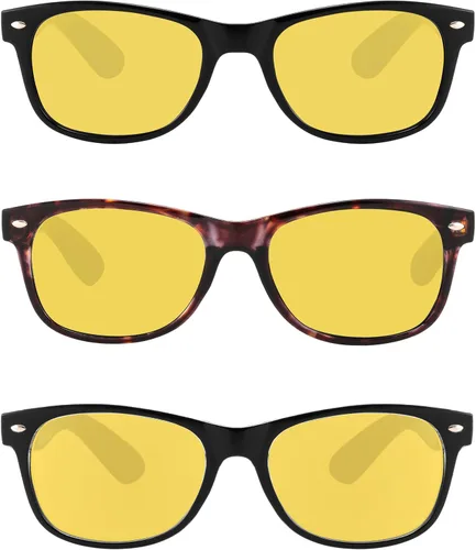 Vista 2 de Lentes de conducción nocturna para hombres y mujeres, lentes polarizados de visión nocturna, antirreflejos, disminuyen los faros delanteros