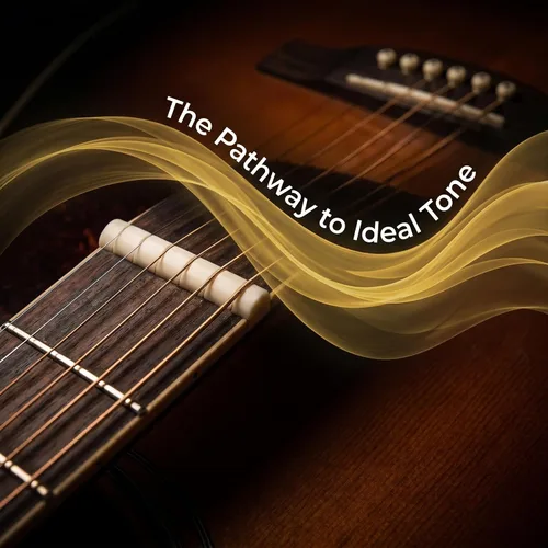 Vista 8 de Miwayer 1 par de 6 cuerdas de guitarra acústica puente de hueso de sillín y tuerca hecha de hueso real, silla compensada