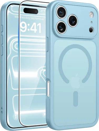 Vista 60 de FNTCASE - Funda para teléfono 18 Pro, funda para teléfono 17 Pro, compatible con Magsafe
