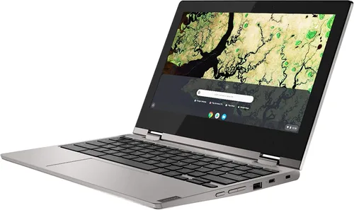 Vista 2 de Lenovo Chromebook C340 2 en 1-11.6" HD Touch - Celeron N4000-4GB - 32GB eMMC - Gris