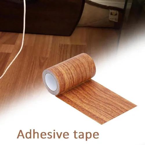 Vista 8 de Papel tapiz de vinilo autoadhesivo de 2 pulgadas x 15 pies, despegar y pegar, impermeable, de grano de madera de roble, calcomanías de pared