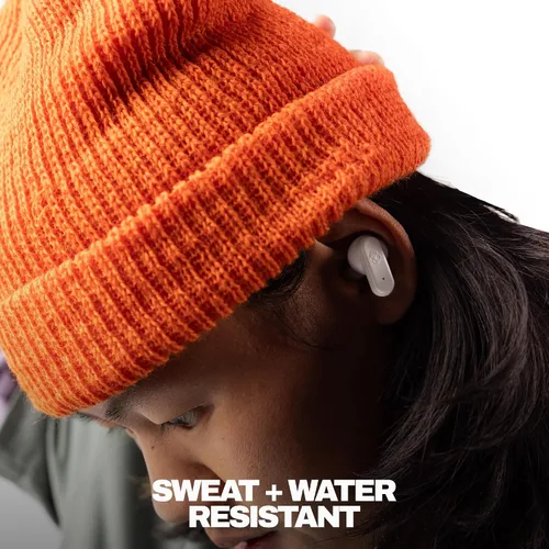 Vista 3 de Skullcandy Dime 3 auriculares inalámbricos, auriculares Bluetooth, ajuste de aislamiento de ruido, batería de hasta 20 horas, micrófono para iPhone