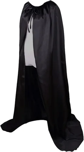 Vista 4 de GOLDSTITCH - Capa de disfraz completa para adulto, elegante, de caballero, para cosplay Negro