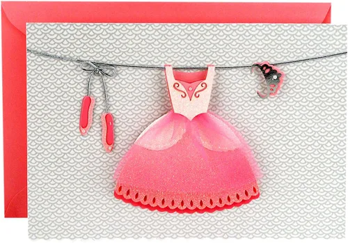 Vista 8 de Tarjeta de cumpleaños Hallmark para niñas (con pegatinas de cupcakes y dulces)