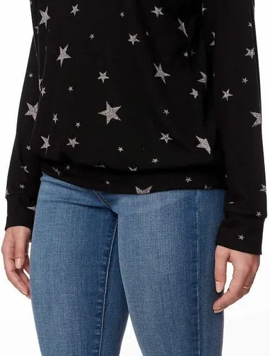 Vista 3 de Buffalo - Sudadera de cuello redondo para mujer, Negro