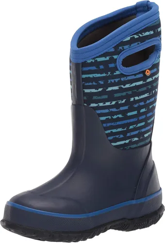 Vista 14 de BOGS Botas de nieve unisex de neopreno con aislamiento de goma de alta impermeabilidad para niños Negro