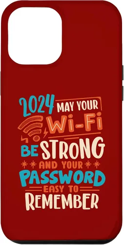 Vista 6 de iPhone 15 In 2024 may your wifi be strong & password easy to remember Case