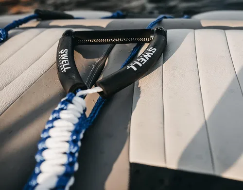 Vista 3 de SWELL Wakesurf - Cuerda trenzada de alta calidad para wakesurf Azul