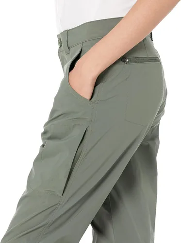 Vista 3 de Tienda Essentials Pantalones de senderismo tejidos elásticos para mujer con bolsillos utilitarios