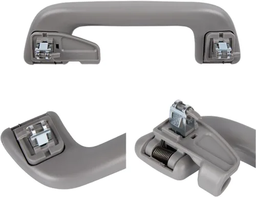 Vista 5 de Mango de agarre interior automático con gancho compatible con Toyota Corolla Yaris 4Runner Vios Aruis Prius Previa Rav4 EZ 74610-52020 - Gris Beige