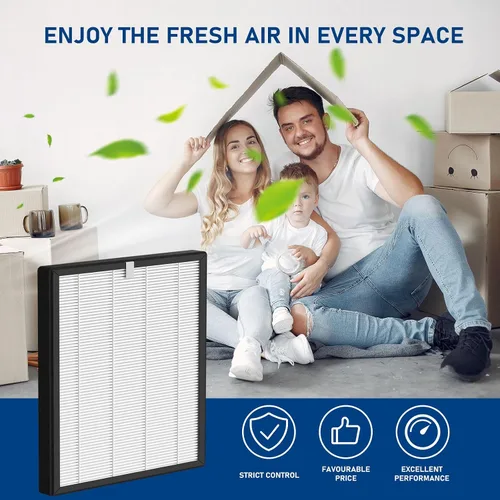 Vista 6 de Filtros True HEPA ProHEPA 9000 de reemplazo compatibles con el purificador de aire VEVA ProHEPA 9000, incluye paquete de 3 filtros True HEPA