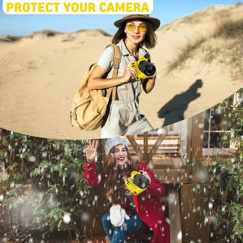 Vista 17 de Funda de cámara para Nikon Z9 - Funda protectora de silicona DSLR, jaula desmontable, a prueba de golpes, a prueba de polvo (negro)