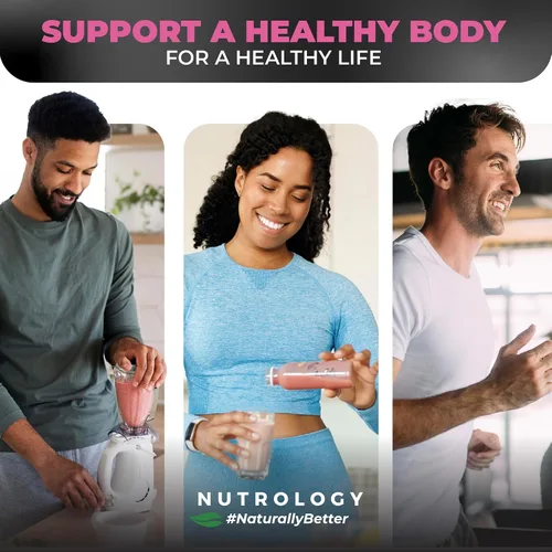 Vista 9 de Nutrology TRIPACT Proteína en polvo – Batido de reemplazo de comidas 7 en 1 con proteína de suero en polvo alimentado con hierba, guisante, arroz