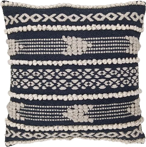 Vista 17 de Trade Star Funda de almohada Kilim de 100% algodón, estilo bohemio, copetudo, funda de almohada del suroeste, funda de cojín decorativa tejida a