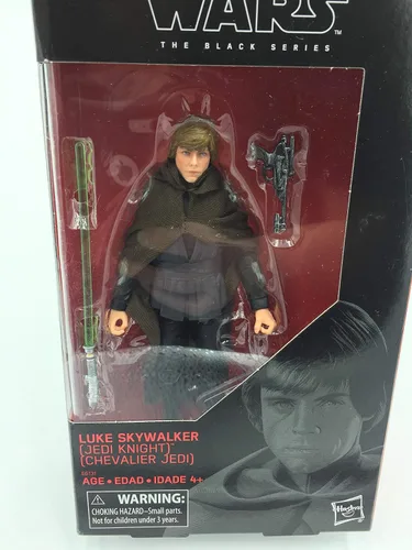 Vista 5 de Star Wars The Black Series - Figura de acción de Luke Skywalker (Jedi Knight) de 6 pulgadas