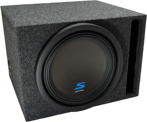 Vista 9 de American Sound Connection Universal Car Stereo Ventilado Port Single 10 "Alpine S-W10D4 Tipo S Subwoofer Audio Subwoofer Custom Sub Box Paquete Sin