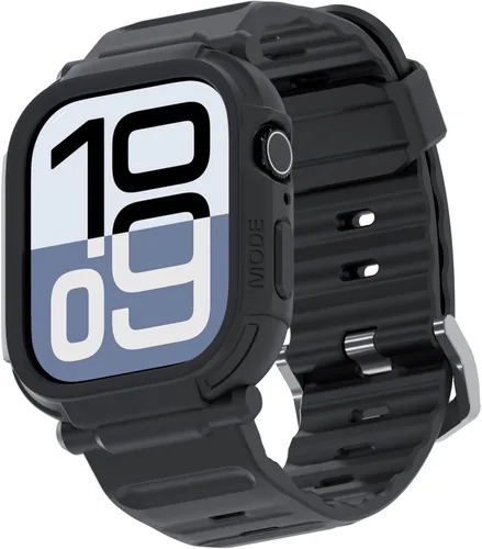 Vista 17 de elkson Quattro Pro Series - Funda resistente para Apple Watch Ultra 3/2/1 de 1.929 in con protector de pantalla de vidrio templado, resistente
