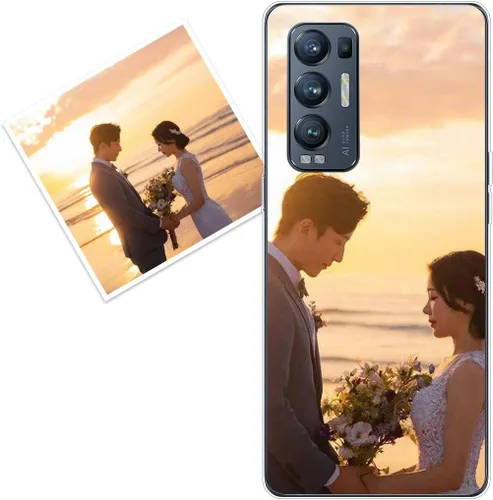Vista 35 de Funda personalizada compatible con Oppo A1 Pro, fundas de teléfono personalizadas con imagen de foto, imagen de texto, cubierta transparente