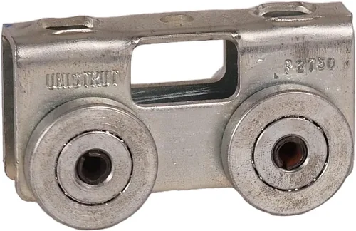 Vista 3 de Unistrut P2750-EG - Carro ligero de 4 ruedas original para uso con canales P1000, P1001, P5000, P5001, P5500, P5501 y todos los canales de puntal
