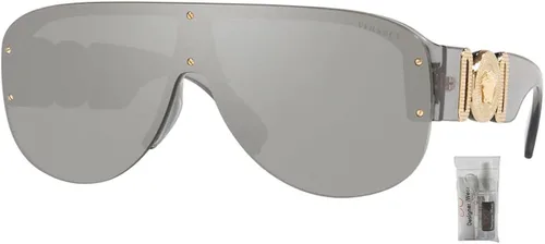 Vista 2 de Versace VE4391 Irregular Sunglasses for Men BUNDLE With Designer iWear Complimentary Eyewear Kit