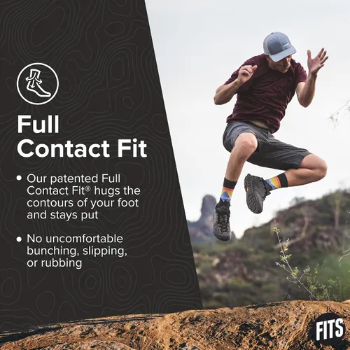 Vista 2 de FITS Mountain Top Light Hiker for Men and Women, Merino Wool Moisture-Wicking, Breathable, Odor Resistant, Cushioned