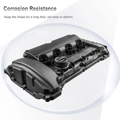 Vista 6 de MOSTPLUS 11127646555 11127585907 Compatible con cubierta de válvula de motor Mini Cooper 2007-2012 de 1.6L