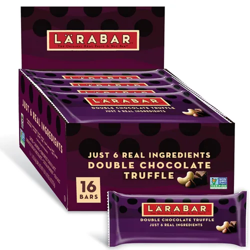 Vista 9 de Larabar Trufa de frambuesa y chocolate, barras de frutas y nueces, sin gluten y veganas, 9.6 onzas, 6 unidades Sin gluten, vegano, sin lácteos