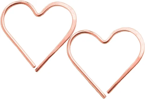 Vista 136 de Aretes de aro finos martillados, elegantes plata esterlina geométrica sólida, relleno de oro y relleno de oro rosa; para mujer por Lotus Stone