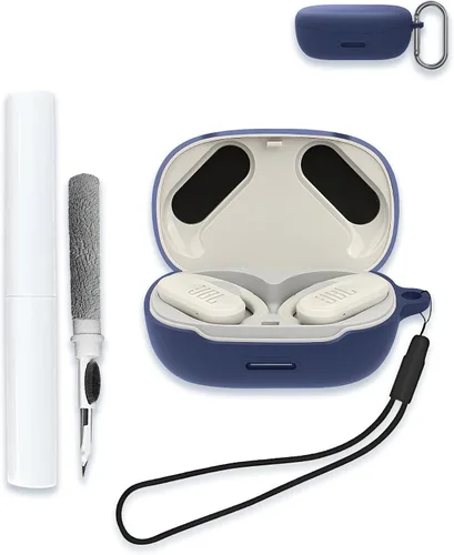 Vista 14 de Funda para JBL Endurance Peak 3, auriculares inalámbricos verdaderos, silicona suave, portátil, resistente a los arañazos, a prueba de golpes