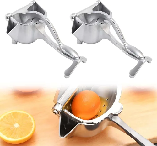 Vista 8 de Extractor de jugo de fruta fresca, exprimidor manual de limón con agarre ergonómico, fácil de limpiar para naranja, cítricos, lima, pomelo