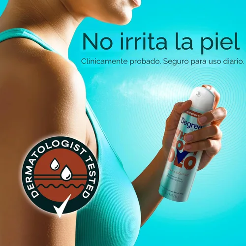 Vista 9 de Degree Desodorante para mujer Spray Fresh Coconut Scent Aluminium Free 72H Odor Protection 2.9 FO