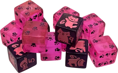 Vista 5 de Purrfect Potions: Juego de dados y azulejos para familiares: pociones de preparación con familiares de gatos para mayores de 8 años, 2-4 jugadores