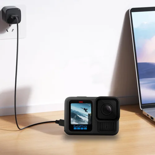 Vista 5 de Suptig Cable USB A a USB C, paquete de 2 cables de carga compatibles con teléfono, Gopro Hero 13/hero12/11/10/9/8/7/6/5/hero Session gopro max cable