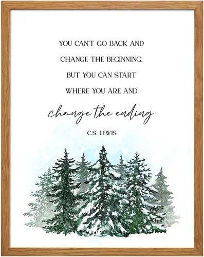 Vista 10 de Arte de pared con citas inspiradoras positivas motivacionales, regalos de aliento edificantes para mujeres, hombres, refranes estimulantes