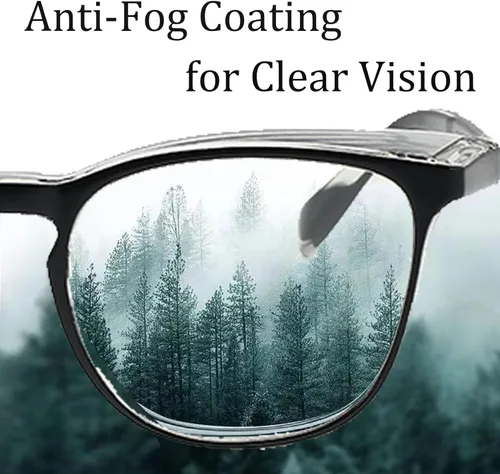 Vista 4 de Gafas de seguridad para hombres y mujeres, gafas de seguridad antivaho cómodas, bloqueo de luz azul, protección UV, enfermeras adultas