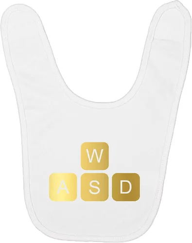 Vista 22 de Learning To Walk WASD - Gaming Baby Onesie - Hat - Blanket - Bib Package Combinations