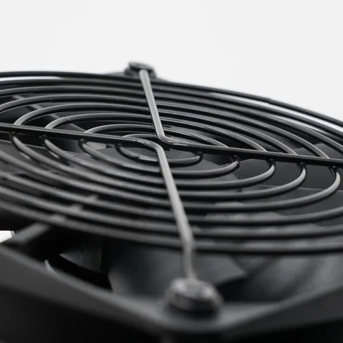 Vista 9 de Parrilla negra para ventilador de PC, cubierta de ventilador de PC Black Iron 2 Pack 120MM Fan Grill,120MM Fan Cover with Screws for Computer Case