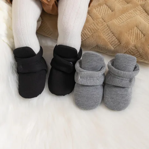 Vista 96 de Sawimlgy - Botines de algodón antideslizantes para recién nacido, con agarre, para cuna o para el invierno