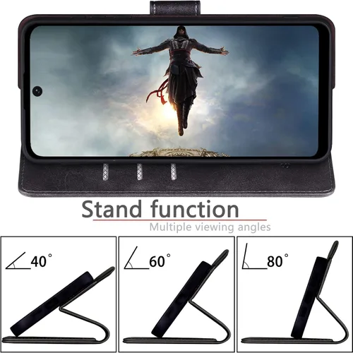 Vista 6 de SUANPOT Funda tipo cartera para Google Pixel 7A (Non Pixel 7/7Pro) 【Bloqueo RFID】 Soporte para tarjeta de crédito, libro de folio con tapa Funda