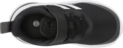 Vista 5 de adidas Fortarun - Tenis de correr elásticos unisex para niños Core NegroNube BlancoGris Seis