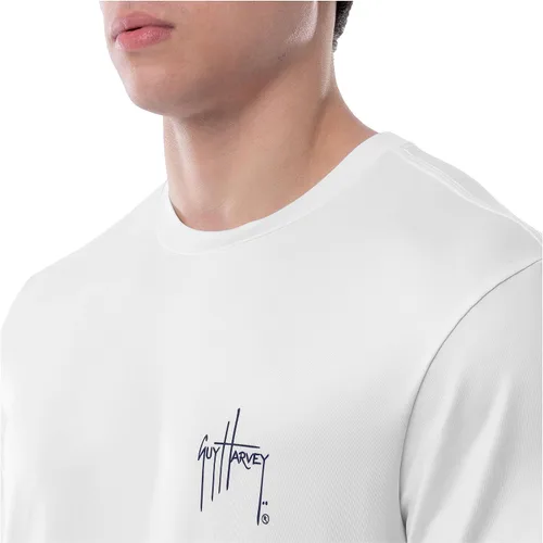 Vista 7 de Guy Harvey Camiseta de manga corta para hombre con protección solar UPF 30+