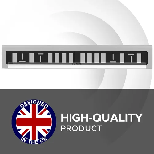 Vista 5 de Kit de soporte de pared para Playbar con accesorios de montaje para Sonos soundbar, diseñado en el Reino Unido por Soundbass