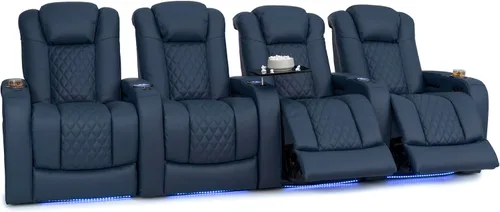 Vista 35 de Seatcraft Virtuoso 365 - Asiento de cine en casa (3 unidades), color ébano