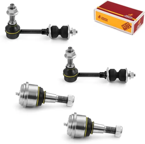 Vista 204 de Metrix Premium Chassis Parts - Juego de 4 piezas de articulación de rótula superior y barra estabilizadora delantera para Ford Ranger RWD 1998-2011